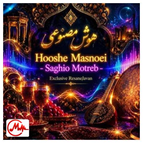 آهنگ هوش مصنوعی ساقی و مطرب دست تو دست هم دلبر طناز عشوه بیشو کم